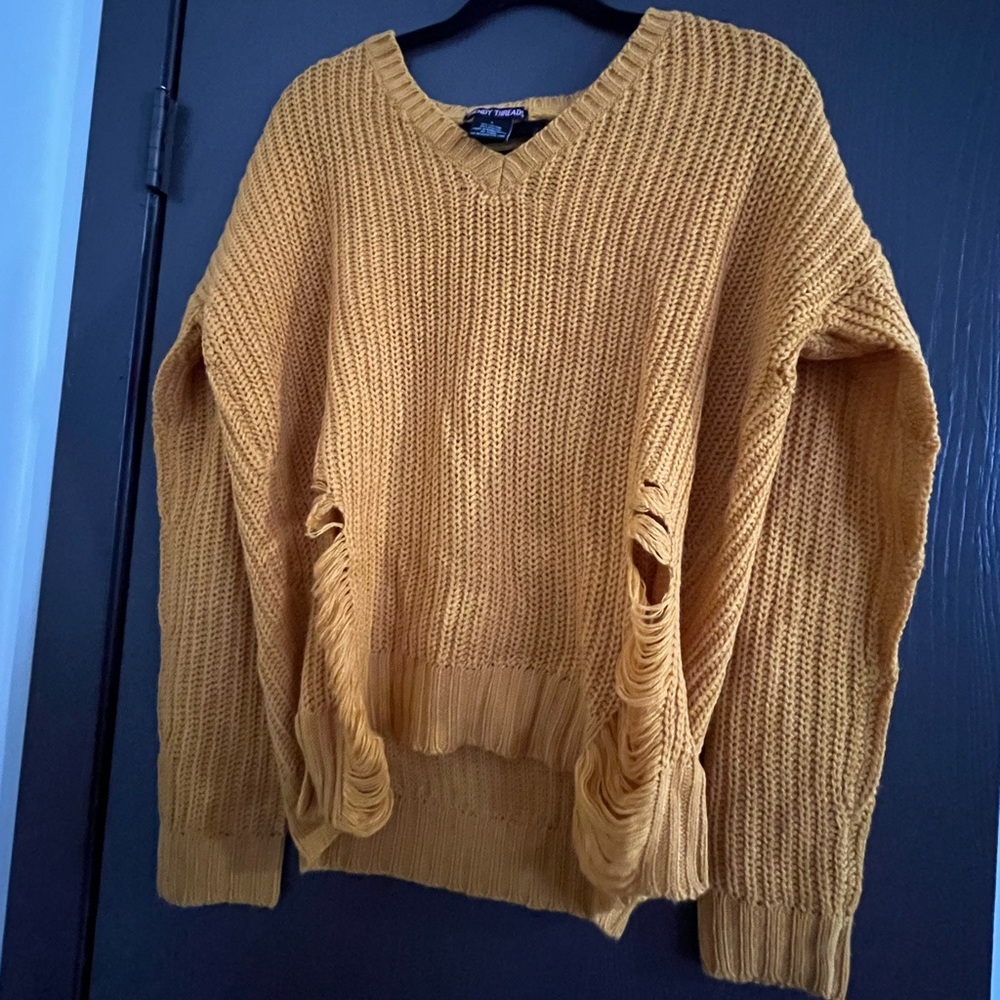 Mustard sweater, large